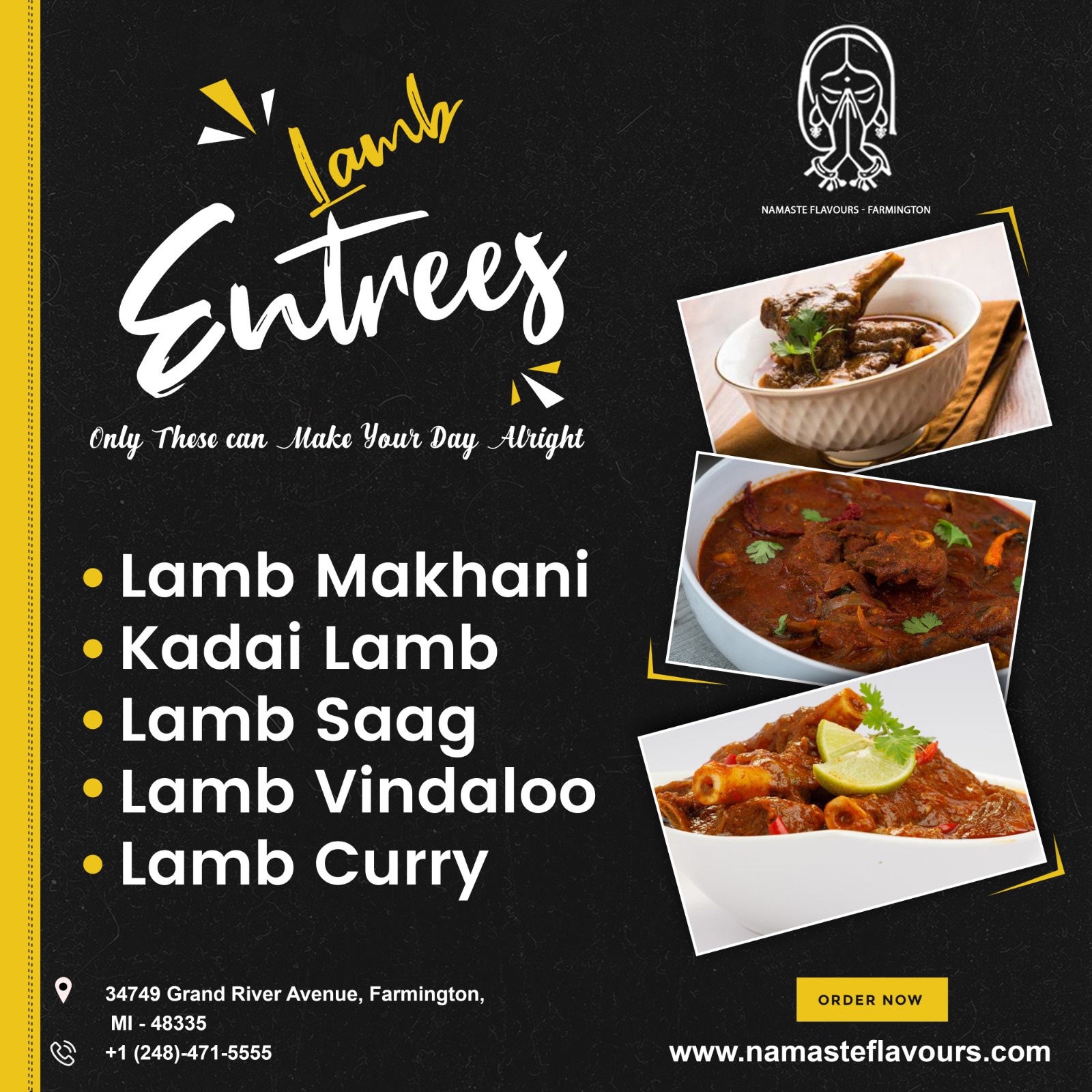 Lamb entrees - The Best Taste